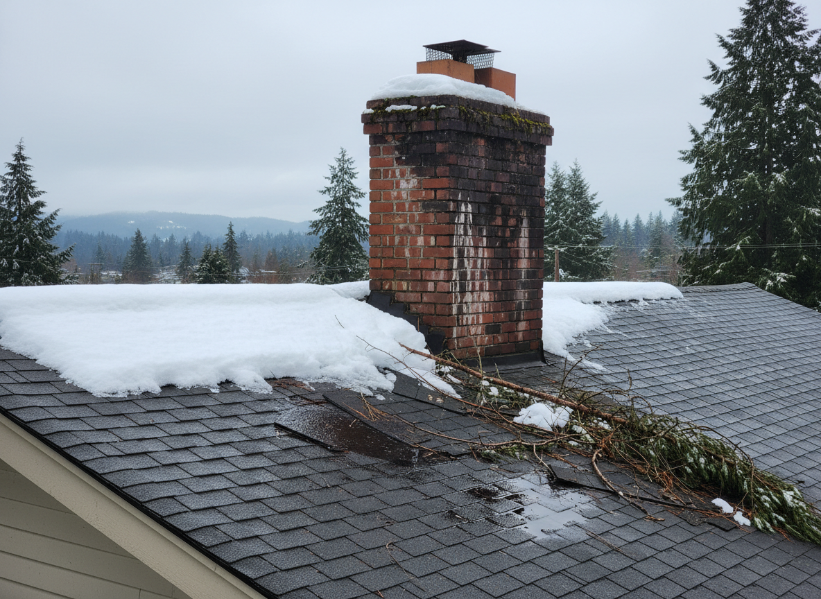 Chimney Leaks After Gresham Winter Storms