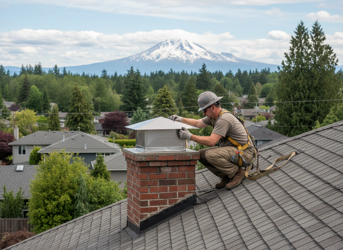 Chimney Cap Installation in Gresham, OR